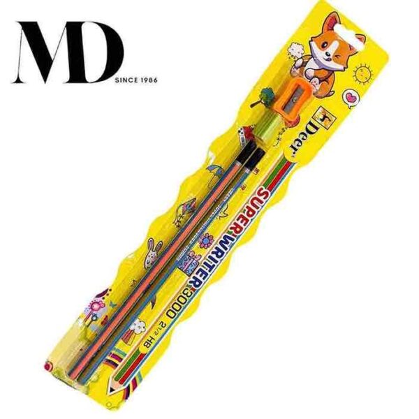 Deer Pencil + Sharpner + Eraser