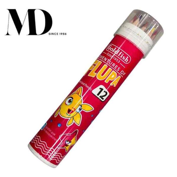 Flupa 12 Colour Pencil ( TIN )