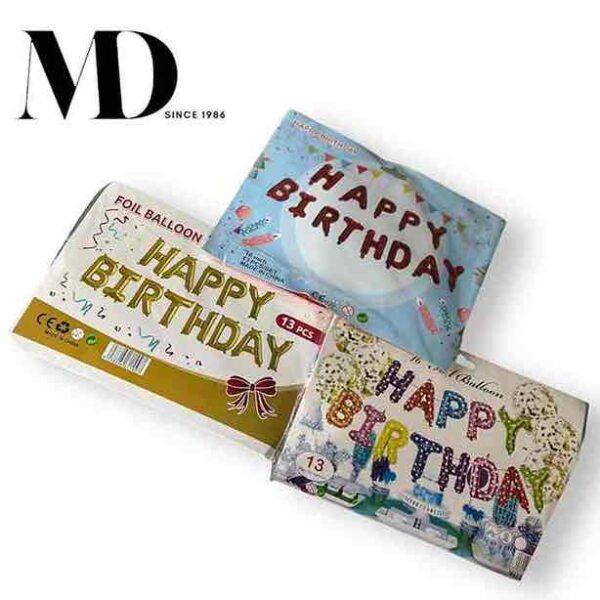 HBD Foil Banner